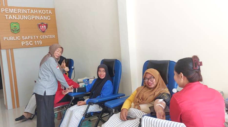 Jelang Peresmian PSC 119, Dinkes Tanjungpinang Gelar Donor Darah dan Khitanan Gratis