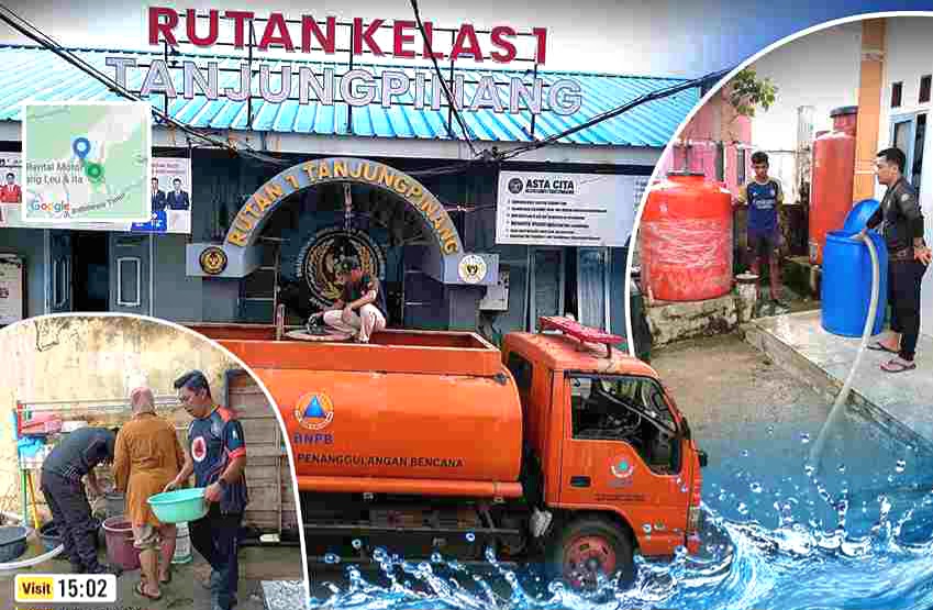 Distribusi Air Bersih di Tanjungpinang Tembus 894,5 Ton, Pemko Sesuaikan Penyaluran Berdasarkan Kondisi Lapangan