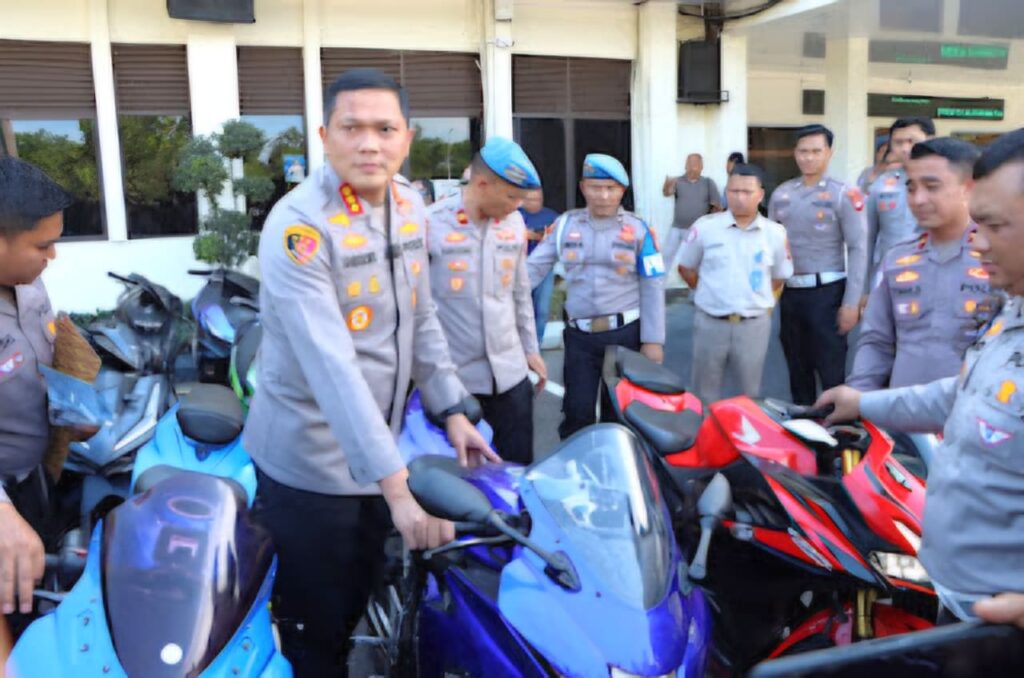 Polresta Barelang Sikat Balap Liar dan Knalpot Brong, 102 Motor Diamankan dalam 5 Hari