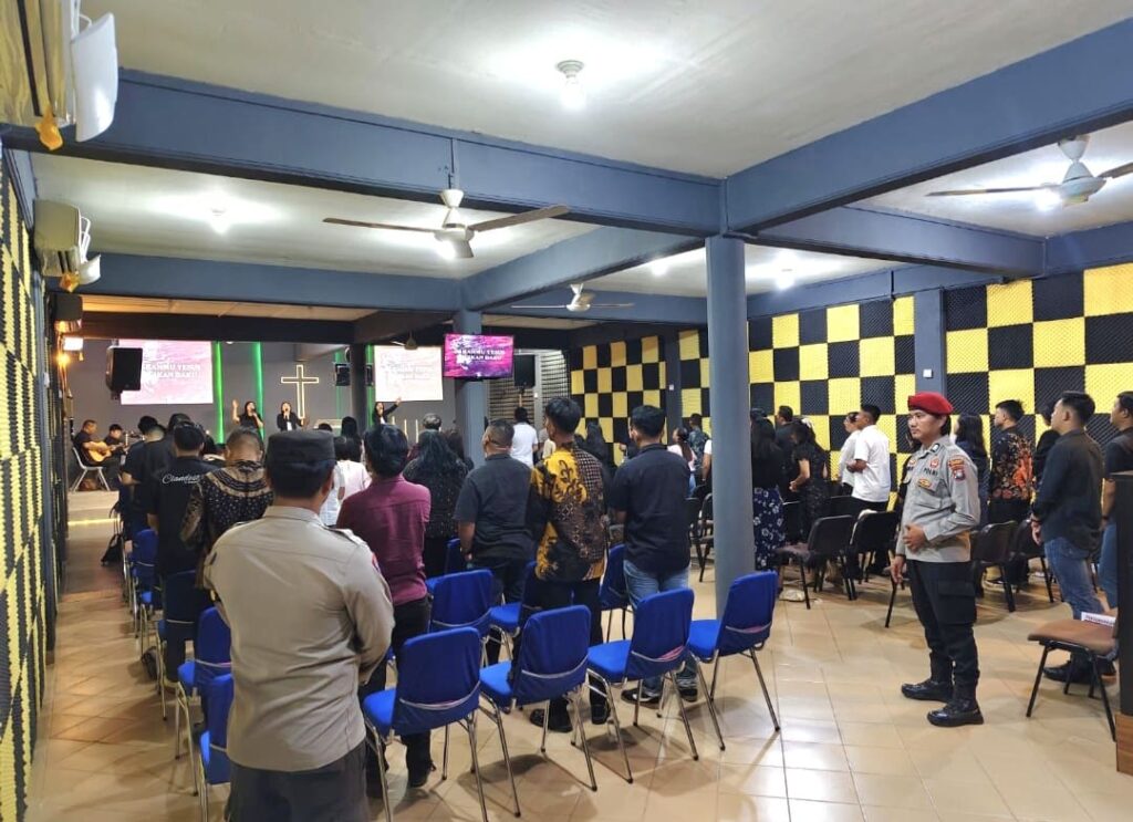 Polres Lingga Perketat Pengamanan Jumat Agung dan Paskah 2026, Seluruh Gereja Dijaga Ketat