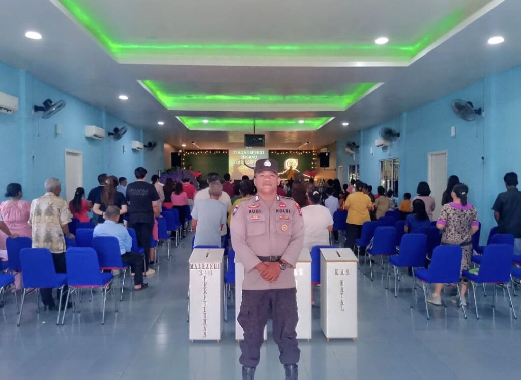 Pengamanan Ketat di Daik Lingga, Ibadah Paskah 2026 Berlangsung Aman dan Khidmat
