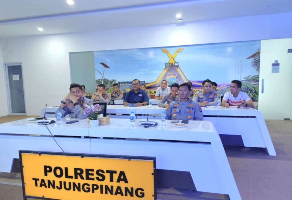 Polresta Tanjungpinang Ikuti Taklimat Awal Audit Kinerja Itwasum Polda Kepri, Perkuat Perencanaan dan Tata Kelola
