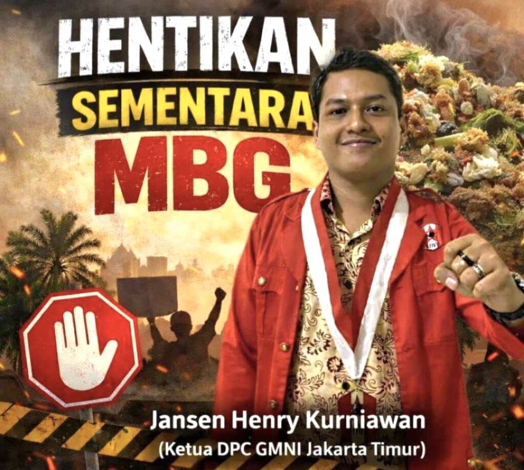 Ekonomi Rakyat Tertekan, Program MBG Disorot: GMNI Desak Presiden Lakukan Evaluasi Total