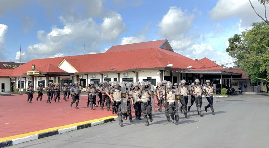 Jelang May Day 2026, Polres Bintan Siagakan Dalmas, Antisipasi Potensi Lonjakan Aksi Massa