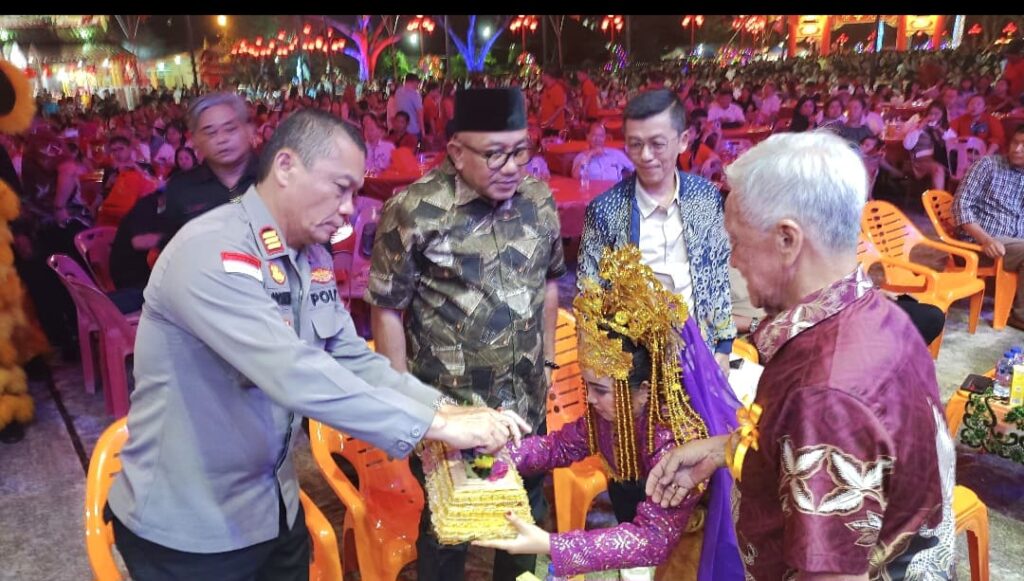 Polsek Tanjungpinang Kota Monitoring Perayaan 311 Tahun Kelenteng Senggarang, Situasi Aman Terkendali
