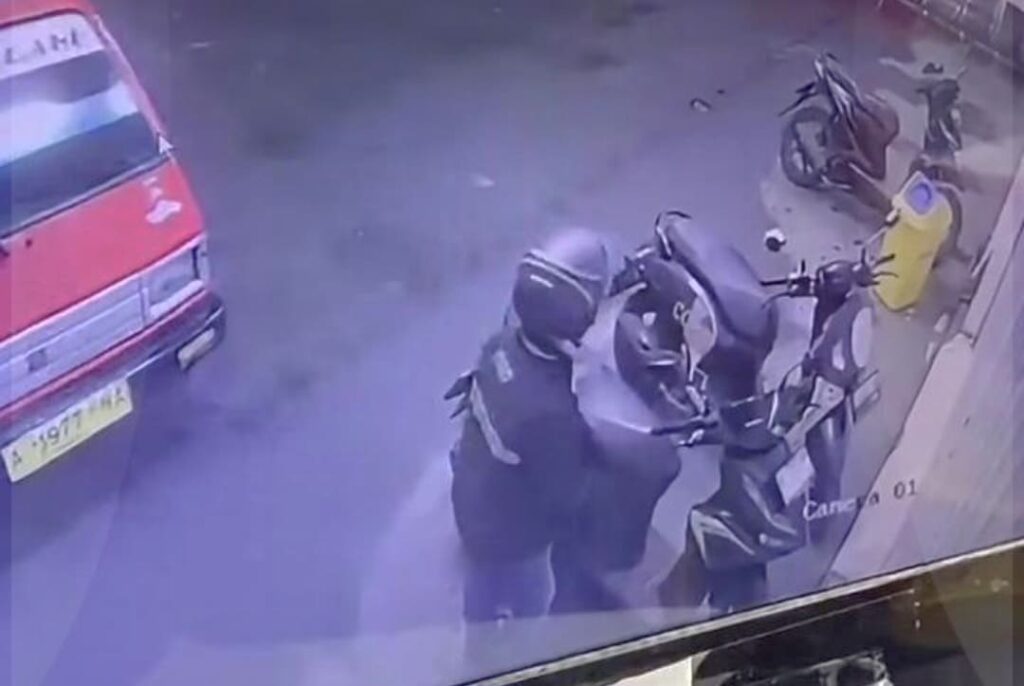 Terekam CCTV, Polisi Buru Pelaku Pencurian Motor di Lebak, Patroli Ditingkatkan