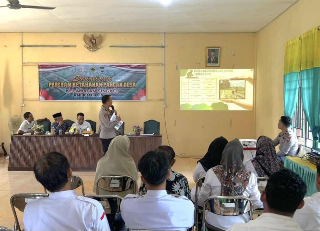 Polres Lingga Kawal Program Ketahanan Pangan Desa, Tekankan Transparansi BUMDes dan Kepatuhan Hukum