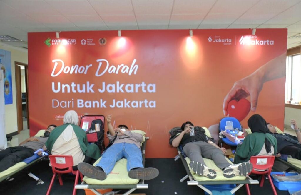 HUT ke-65, Bank Jakarta Gelar Donor Darah Bareng PWI Jaya dan PMI, Bantu Stok di DKI