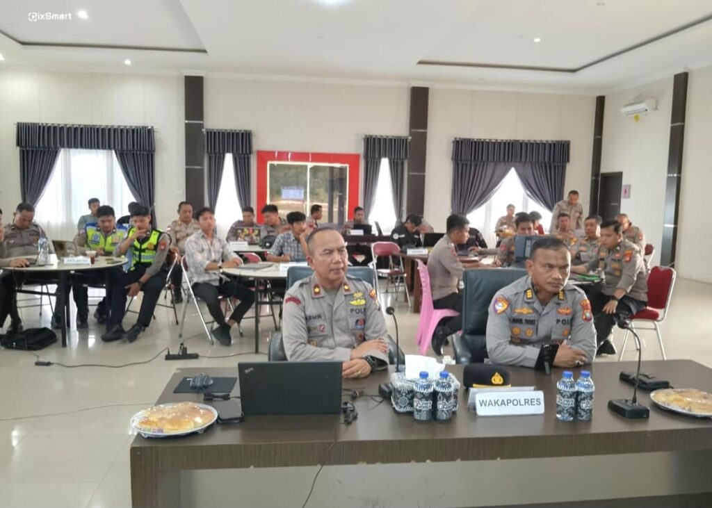 Polres Lingga Asah Kesiapsiagaan Lewat Gladi Posko 2026, Antisipasi Gangguan Kamtibmas