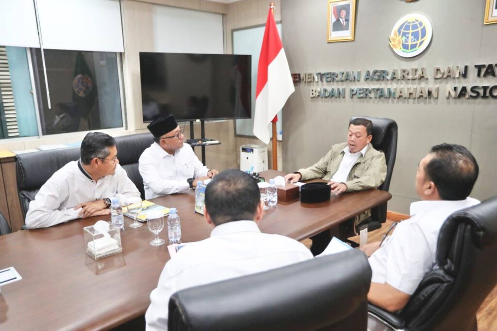 Cari Solusi Lahan Investasi, Lis Darmansyah Temui Menteri ATR/BPN, Usulkan 1.600 Hektar Jadi Cadangan Negara