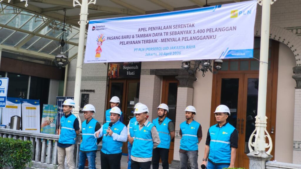 Komitmen Layanan Prima, PLN UID Jakarta Raya Layani 3.400 Pelanggan Secara Serentak
