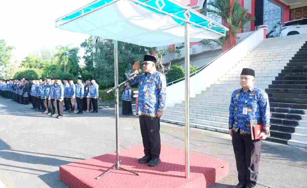 Lis Darmansyah Pimpin Upacara Harkitnas ke-118, Ajak ASN Jaga Generasi Muda di Era Digital