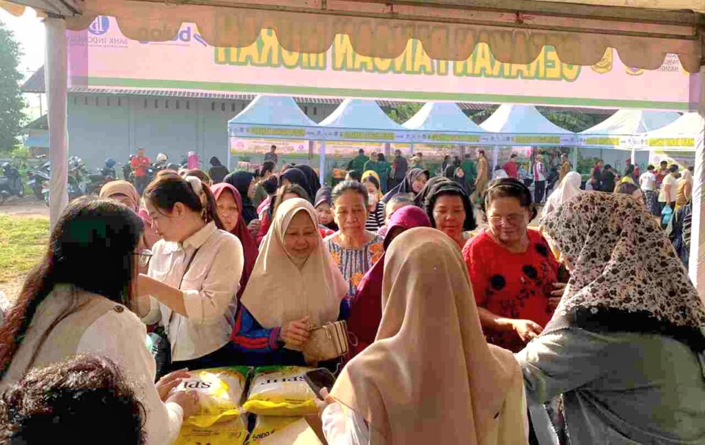 GPM di Tanjung Unggat Diserbu Warga, Harga Sembako Lebih Murah Jelang Iduladha