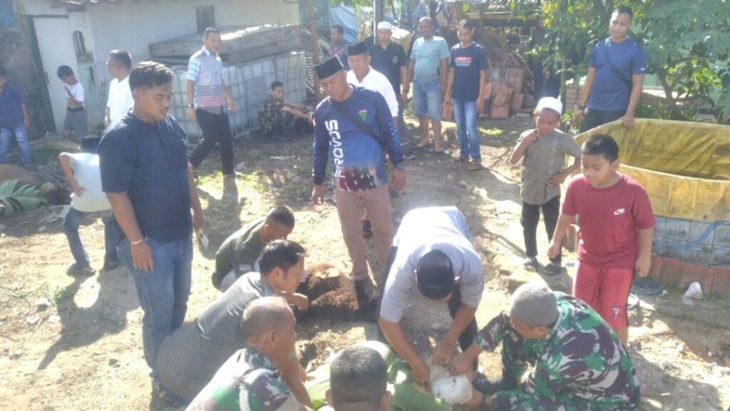 Kodim 0603/Lebak Sembelih Hewan Kurban, Dandim Tekankan Nilai Keikhlasan dan Kepedulian Sosial