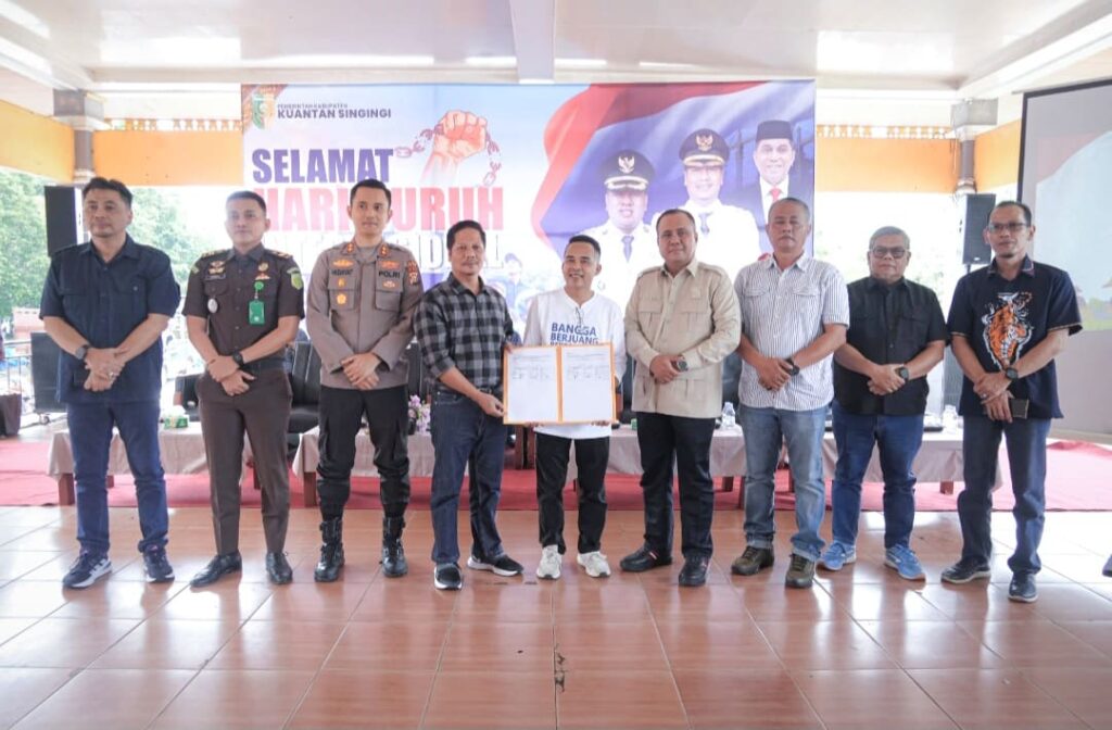 Wabup Kuansing Janji Tindak Lanjut Dua Tuntutan Buruh pada May Day 2026