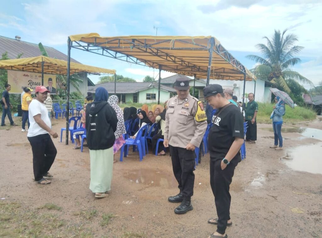 Bhabinkamtibmas Kawal Reses DPR RI di Tanjungpinang, Situasi Tetap Aman dan Kondusif
