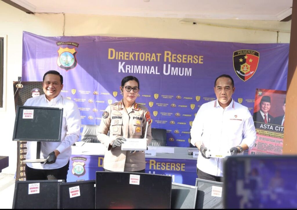 Polda Kepri Bongkar Judi Online di Batam, 200 Ribu Akun Dijalankan BOT, Raup Ratusan Juta