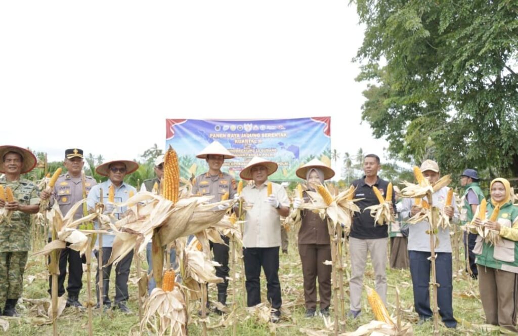 Kapolres Kuansing Apresiasi Petani Jagung Banjar Guntung, Dukung Ketahanan Pangan Nasional