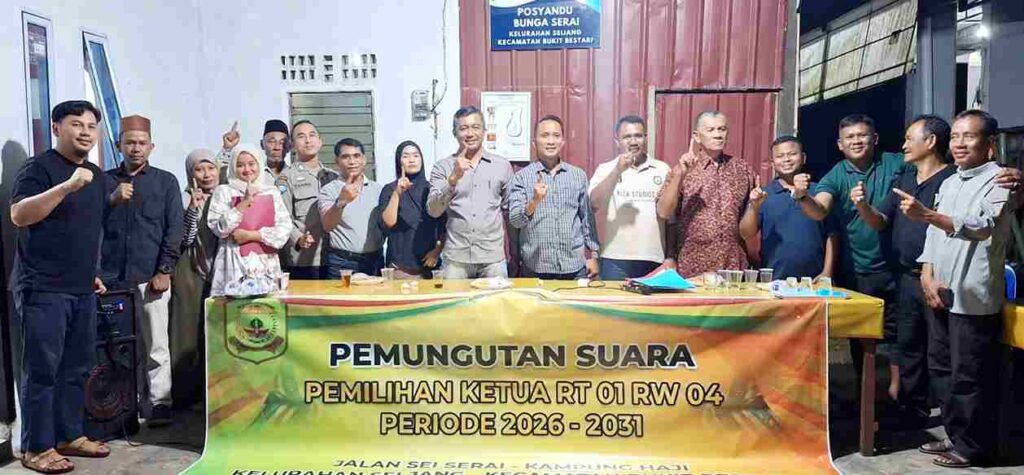 Warga Sei Jang Sepakat Pilih Ketua RT Lewat Musyawarah, Fahrizal Pimpin RT 01 RW 04
