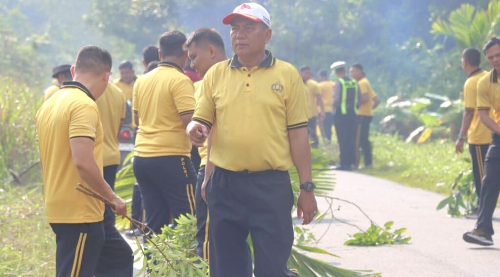 Hari Bhayangkara ke-80 Jadi Momentum Polres Lingga Perkuat Aksi Peduli Lingkungan