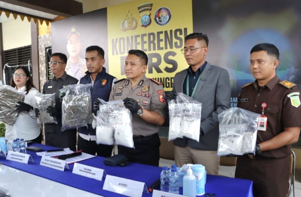 Polresta Tanjungpinang Ungkap Dua Kasus Besar Narkotika, Sita 4,8 Kg Ganja dan 2,9 Kg Sabu