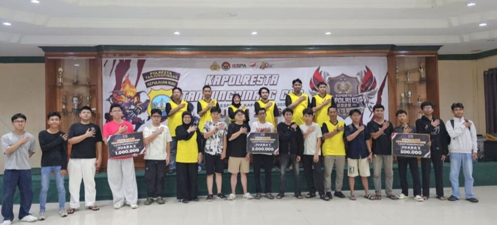 Polresta Tanjungpinang Gelar Turnamen Mobile Legends Kapolresta Cup 2026, Jadi Ajang Pembinaan Talenta Muda E-Sport