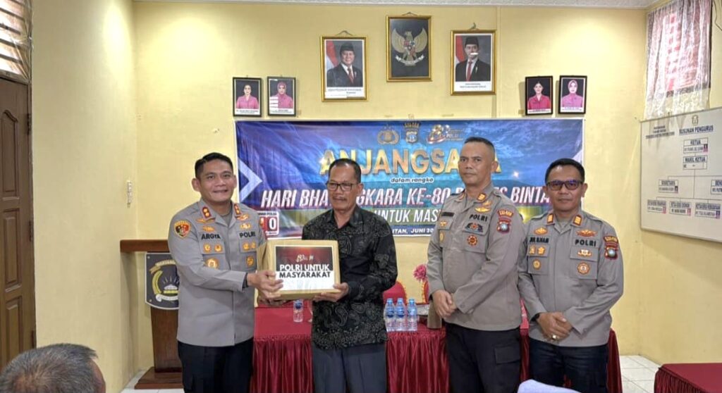 Jelang Hari Bhayangkara ke-80, Polres Bintan Pererat Silaturahmi dengan Purnawirawan dan Warakawuri