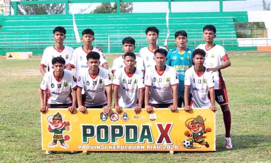 Tim Sepak Bola Tanjungpinang Kalahkan Karimun 3-1, Jaga Peluang Raih Emas POPDA