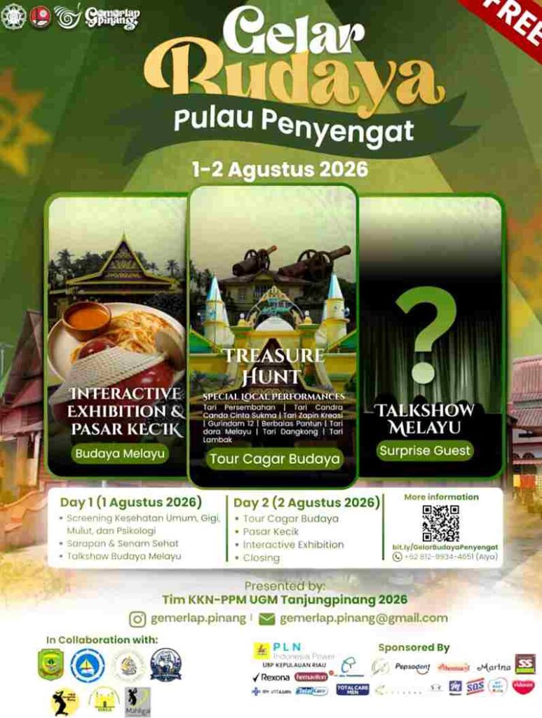 Mahasiswa KKN UGM Gelar Festival Budaya di Pulau Penyengat, Angkat Warisan Melayu dan Dorong Wisata Sejarah