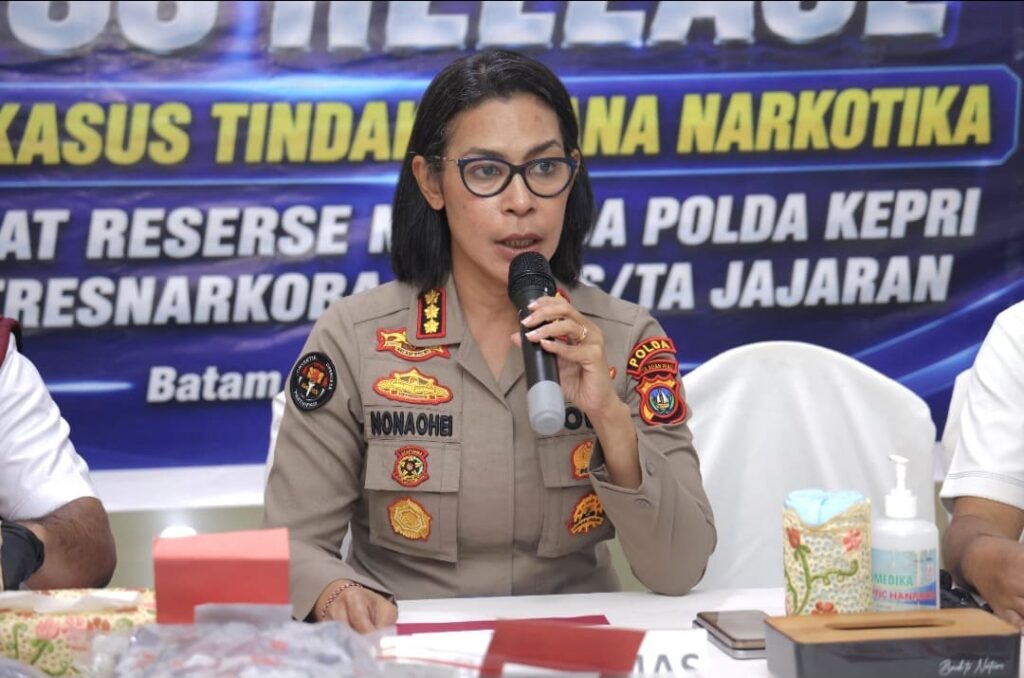Polda Kepri Ungkap Tujuh Kasus Narkotika dalam Sepekan, Delapan Tersangka Diamankan