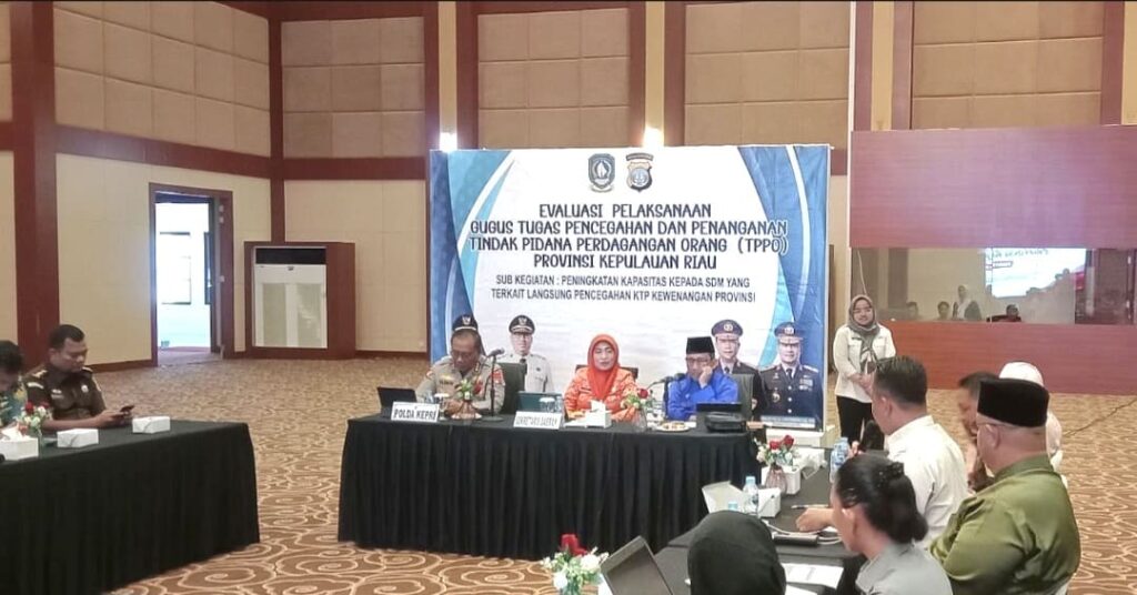 Pemprov Kepri Perkuat Sinergi Cegah Perdagangan Orang, Evaluasi Kinerja Gugus Tugas TPPO