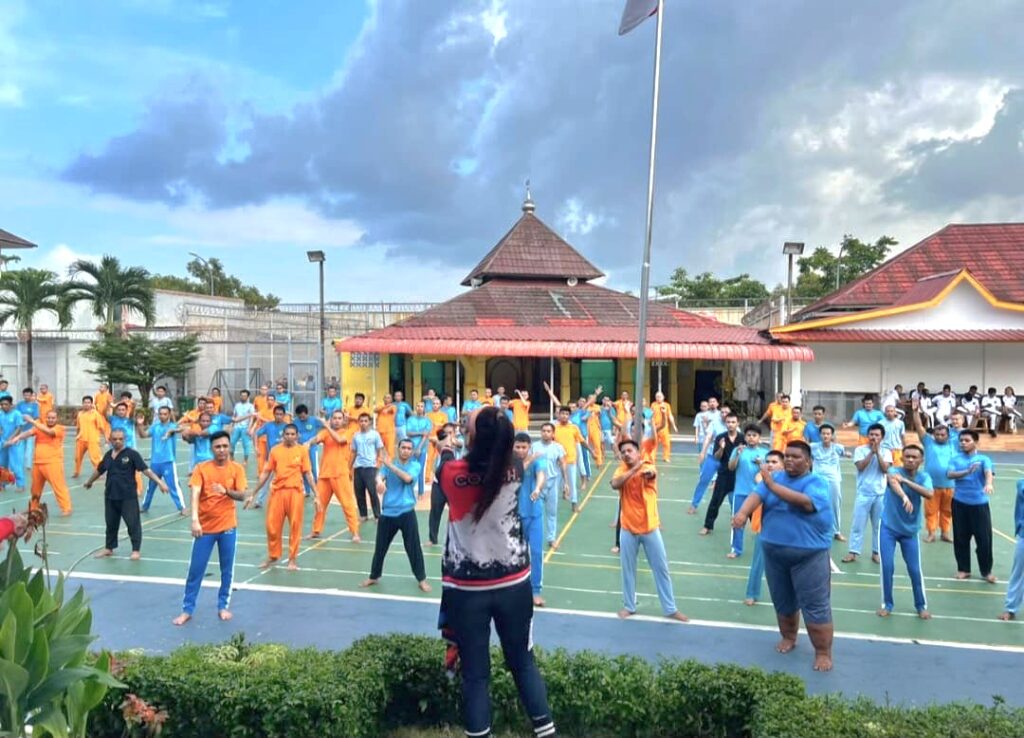 Rutan Batam Gelar Senam Bersama, Perkuat Budaya Hidup Sehat bagi Petugas dan Warga Binaan