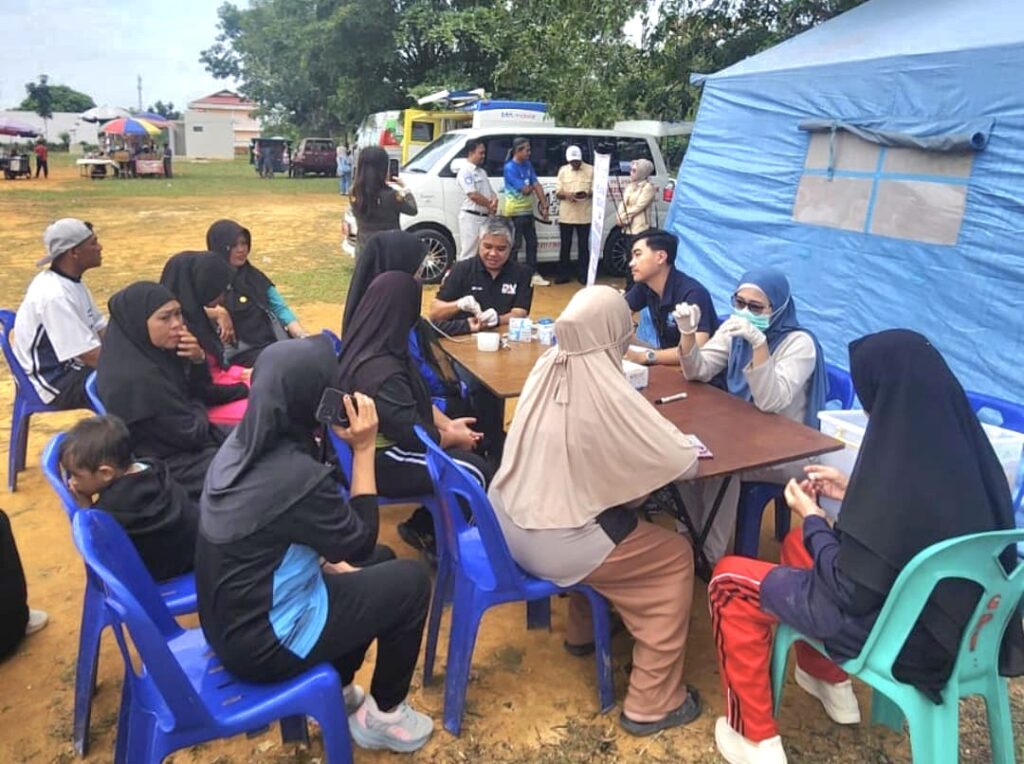 Sidokkes Polresta Tanjungpinang Edukasi Warga Pentingnya Pola Hidup Sehat melalui Bakti Kesehatan