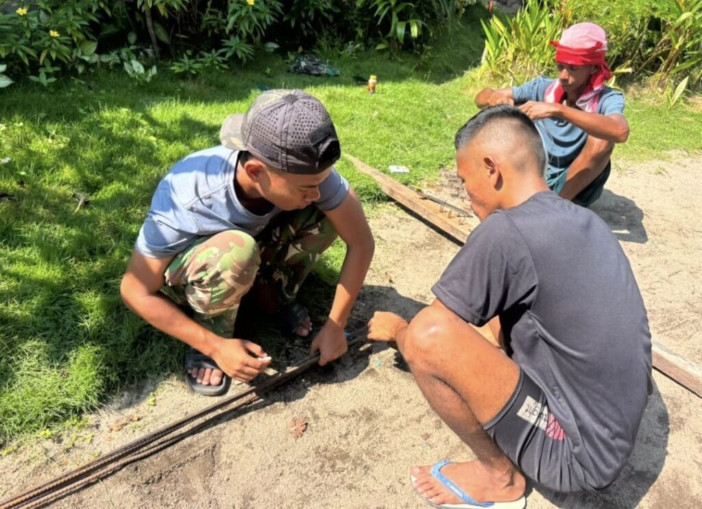 Satgas TMMD ke-129 Kodim 0315/Tanjungpinang Kebut Pembangunan Rumah Layak Huni bagi Warga Bintan