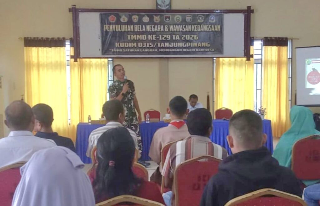 Tak Hanya Bangun Infrastruktur, TMMD ke-129 di Bintan Perkuat Karakter dan Wawasan Kebangsaan Masyarakat