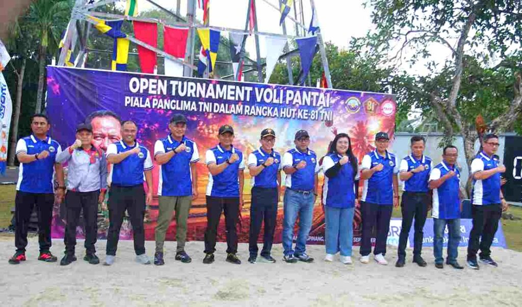 Piala Panglima TNI Jadi Ajang Pencarian Bibit Atlet Voli Pantai di Tanjungpinang
