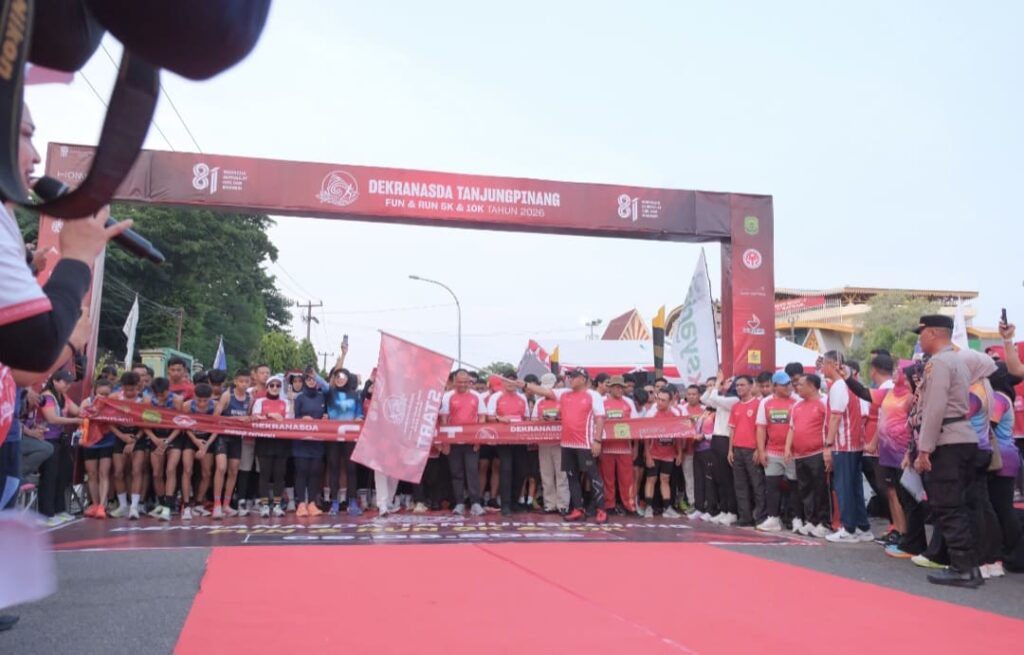 1.225 Pelari Ramaikan Dekranasda Fun & Run 2026 Tanjungpinang