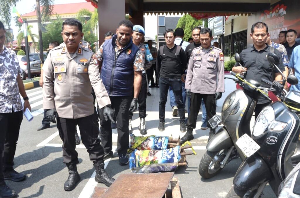Polresta Tanjungpinang Ungkap Lima Kasus Pencurian, Sembilan Orang Diamankan
