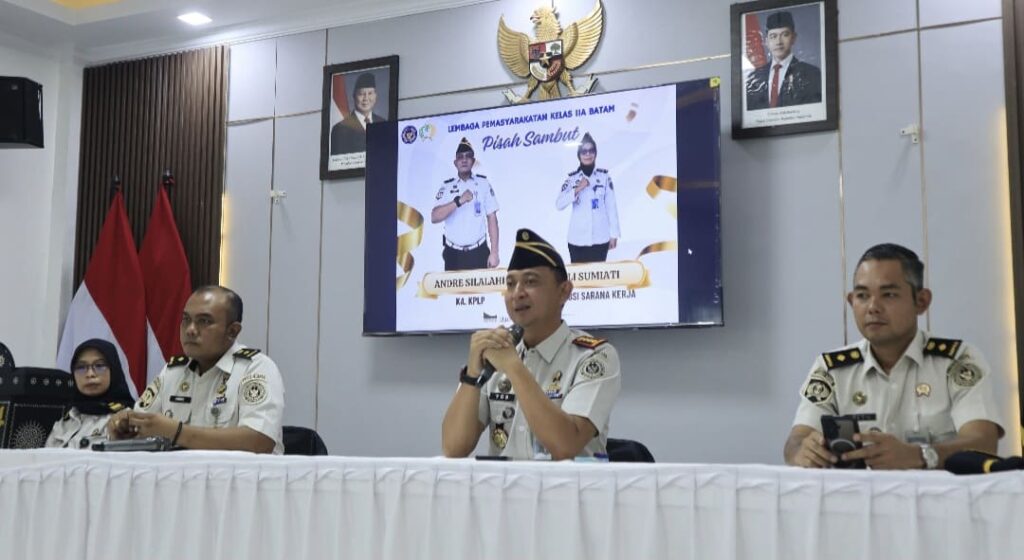 Andre Silalahi dan Eli Sumiati Emban Amanah Baru, Lapas Batam Gelar Acara Pelepasan