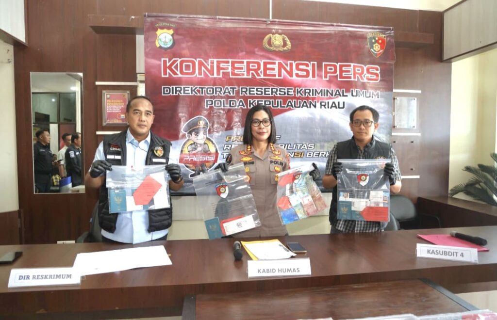 Polda Kepri Ungkap 3 Kasus TPPO, Lima Tersangka Diduga Berangkatkan PMI Ilegal ke Malaysia