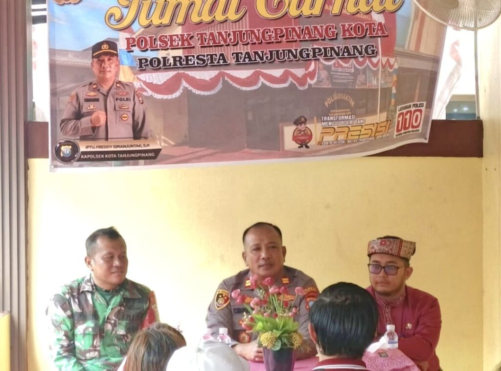 Jumat Curhat, Polsek Tanjungpinang Kota Tampung Keluhan Warga soal Penerangan Jalan hingga Truk ODOL