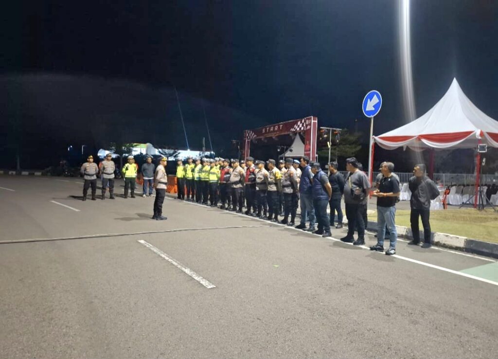 Polresta Tanjungpinang Kerahkan 151 Personel Amankan Gerak Jalan Proklamasi 45 Kilometer