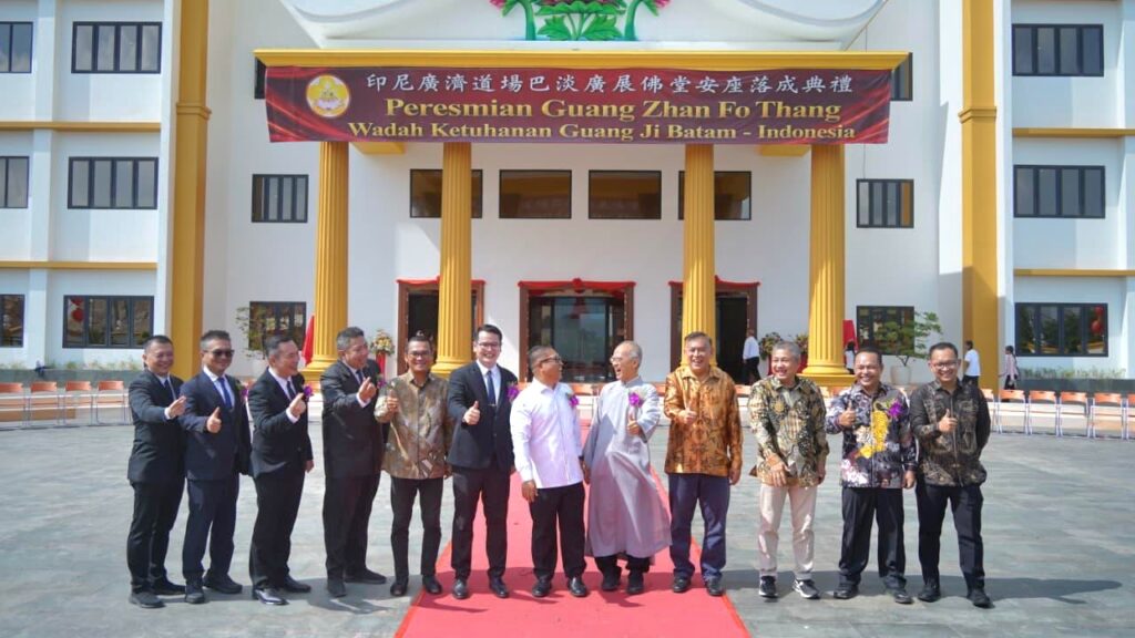 Wagub Kepri Resmikan Pusdiklat Sikkhapana Guang Ji, Perkuat Pembinaan Umat Buddha