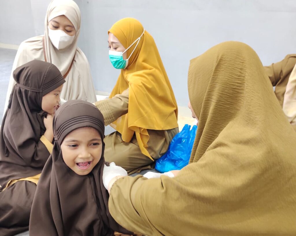 BIAS Tanjungpinang Sasar 111 Sekolah, Siswa Dapat Vaksin MR dan HPV