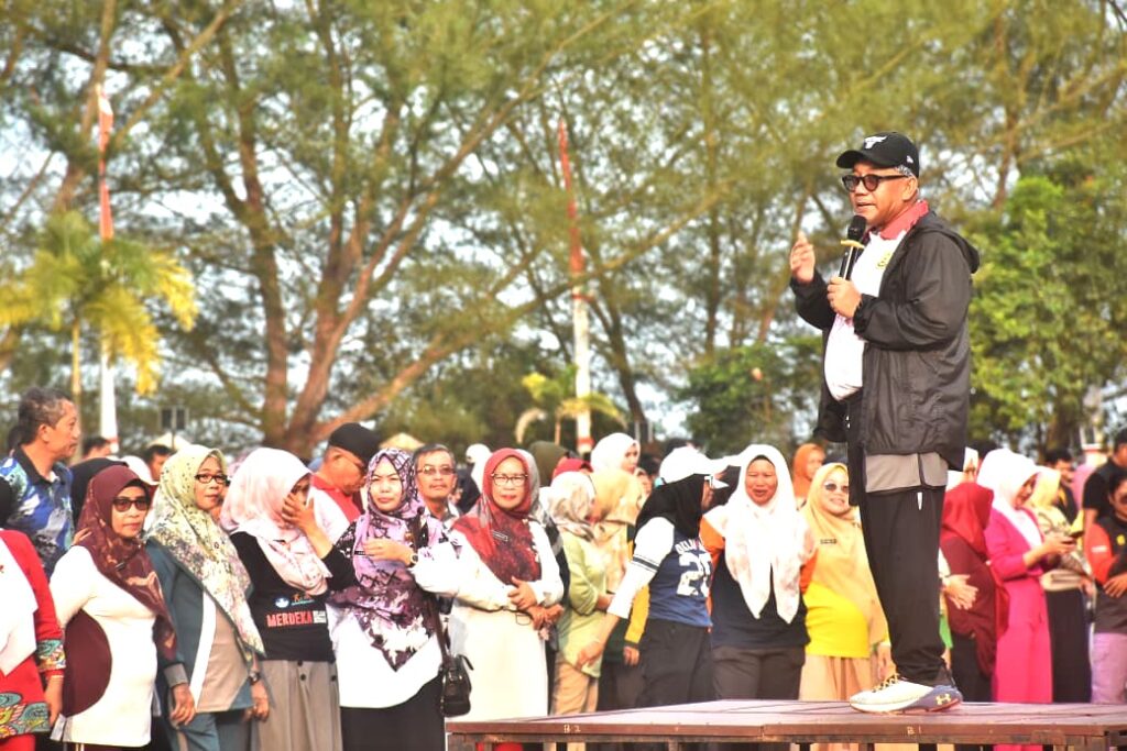 Pemko Tanjungpinang Gelar Senam Rutin, Lis Darmansyah: ASN Sehat Maksimalkan Pelayanan Publik