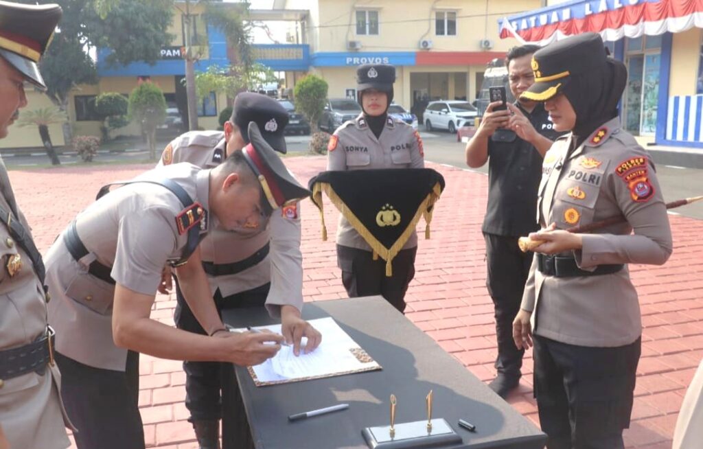 Enam Pejabat Polres Lebak Berganti, Kapolres Ingatkan Jabatan adalah Amanah