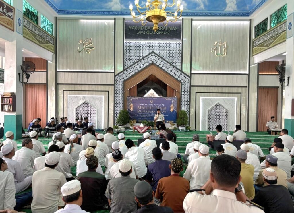 Maulid Nabi Jadi Momentum Lapas Cipinang Perkuat Karakter Warga Binaan