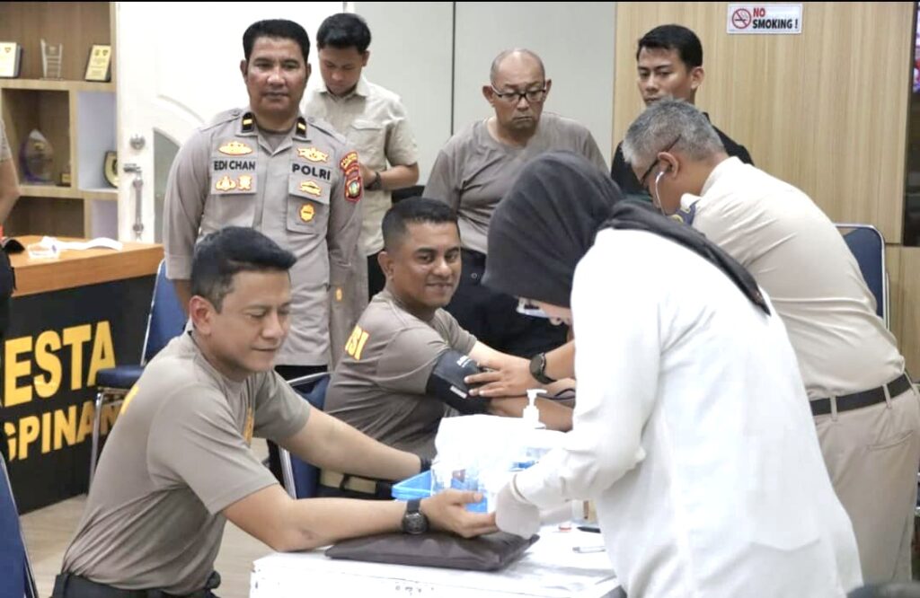Polresta Tanjungpinang Gelar Donor Darah, Bantu Penuhi Kebutuhan Transfusi Pasien