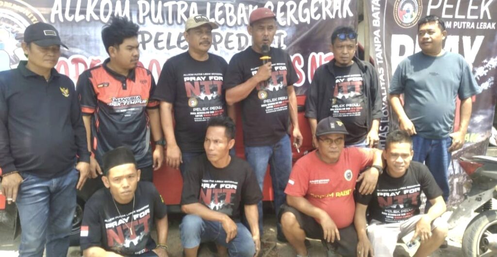 Komunitas Alkom Putra Lebak Galang Donasi untuk Korban Gempa Flores, Terkumpul Rp4,81 Juta