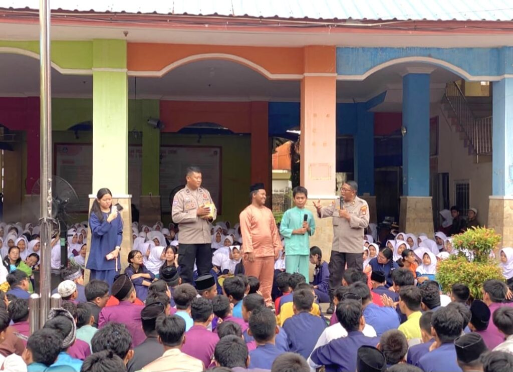 Satbinmas Polresta Tanjungpinang Edukasi Pelajar SMPN 1 untuk Cegah Perundungan dan Pelecehan Seksual